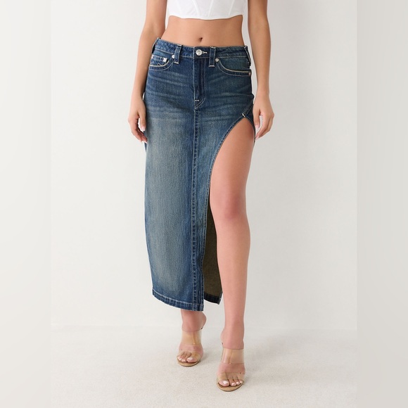 True Religion UO Exclusive Denim Maxi Skirt - Picture 12 of 16